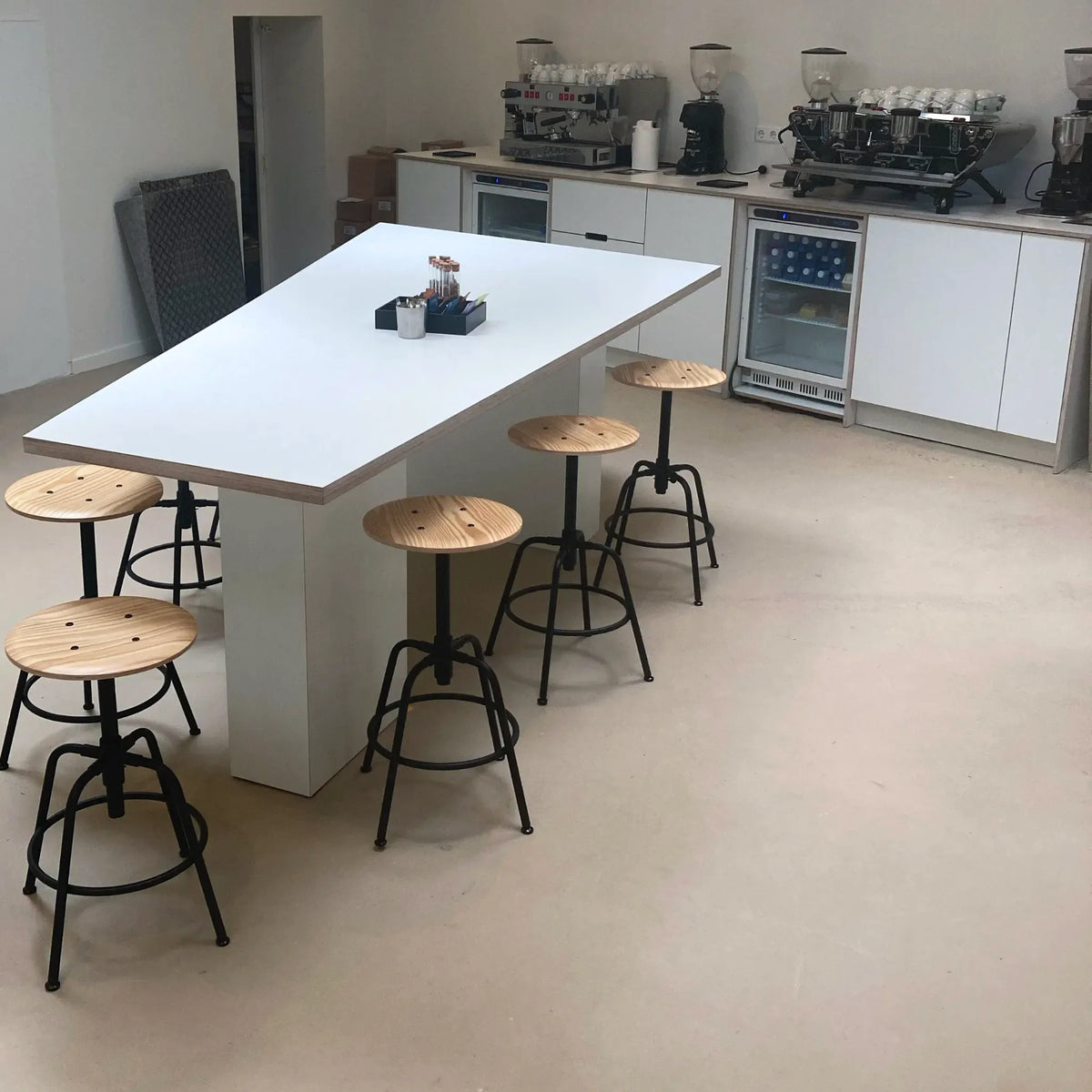 barista workshop trainingsruimte op de Maasstraat 84 in Amsterdam