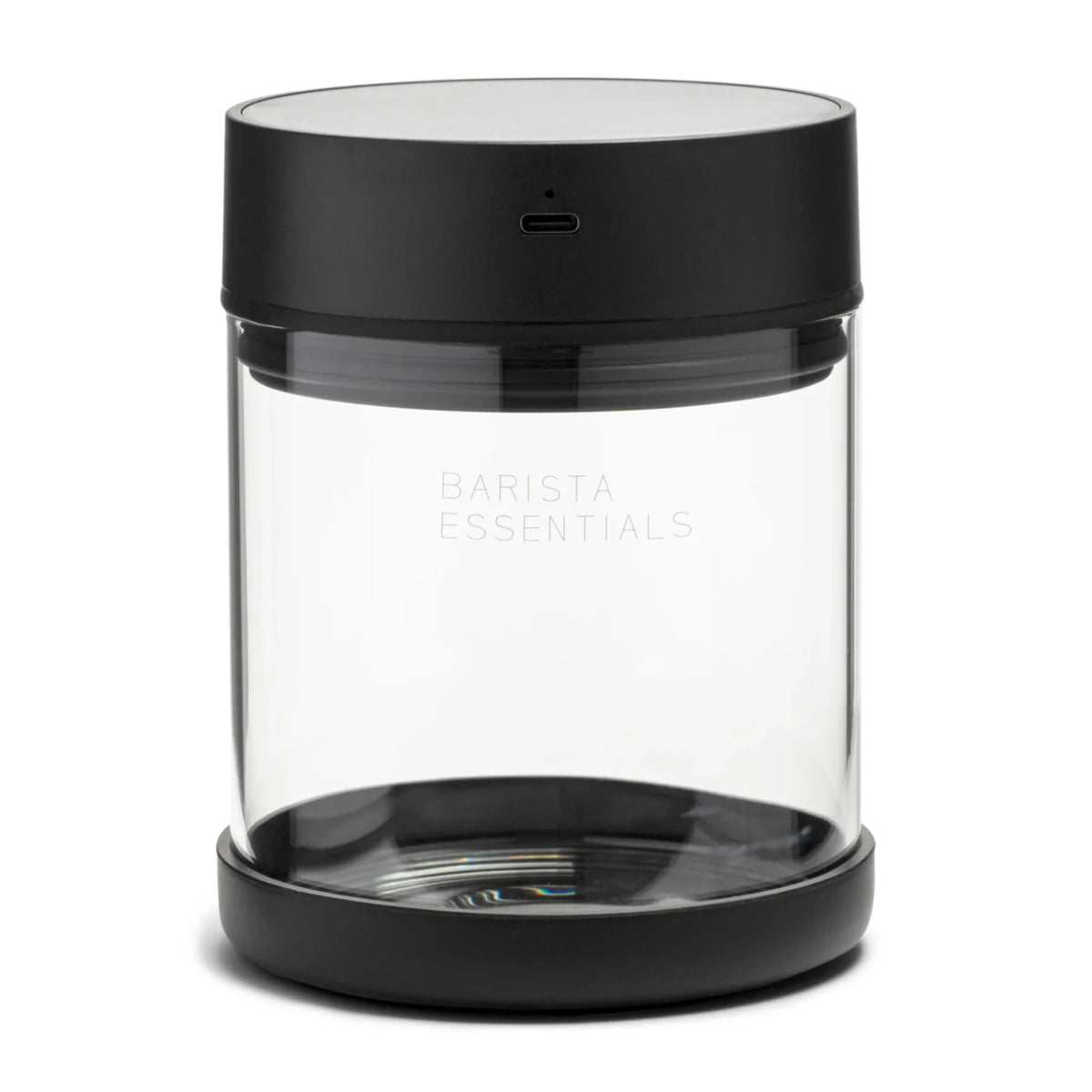 Transparante 250 gram vacuum bewaarbus voor koffiebonen β strak en minimalistisch design