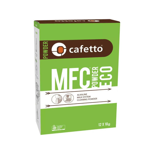 Cafetto MFC Powder Eco-doos met twaalf zakjes van 10 gram