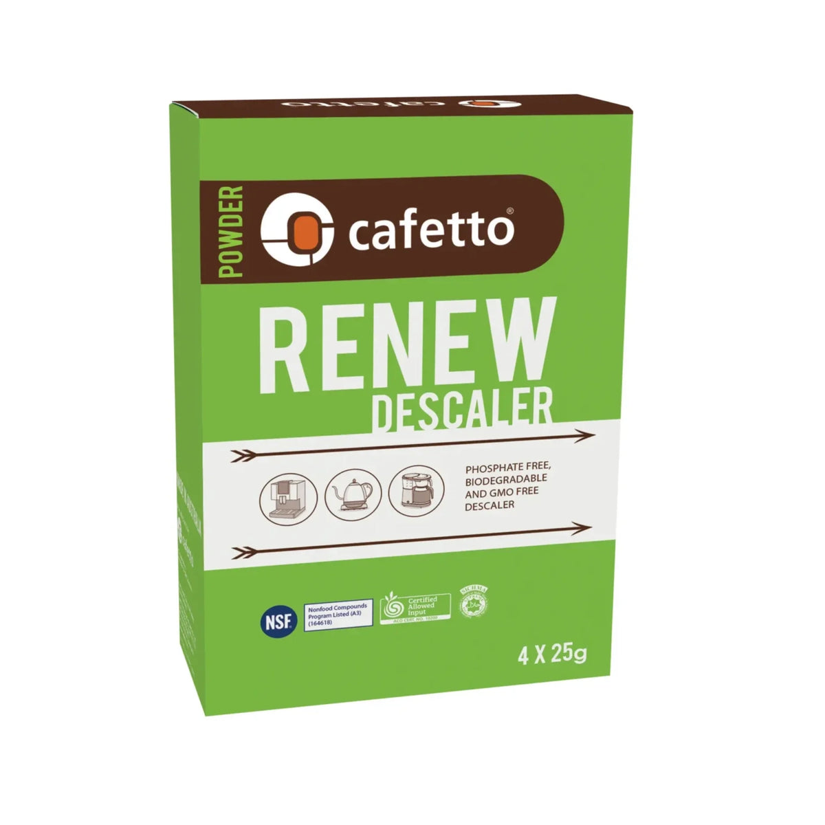 Cafetto Renew-doos met vier zakjes van 25 gram