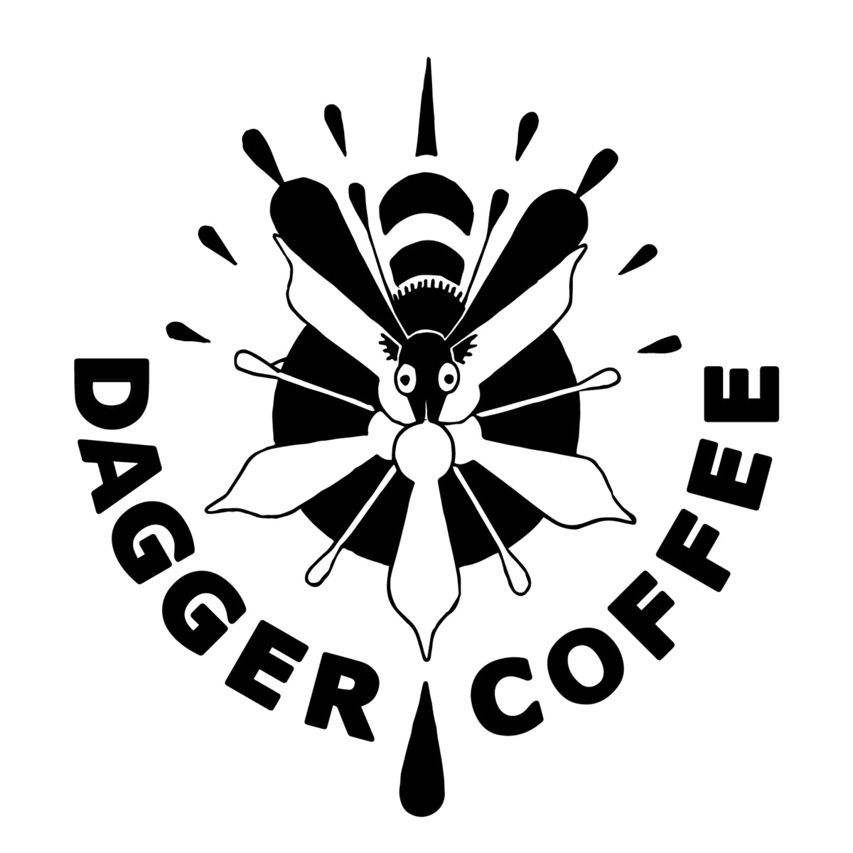 Logo van Dagger Coffee, Utrechtse specialty koffiebranderij met transparante sourcing en eigen webshop