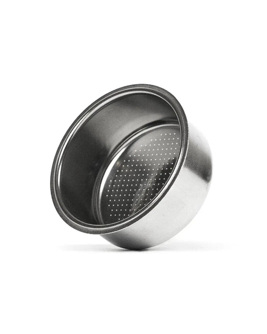 RVS single-wall filterbakje 51 mm voor dubbele espresso