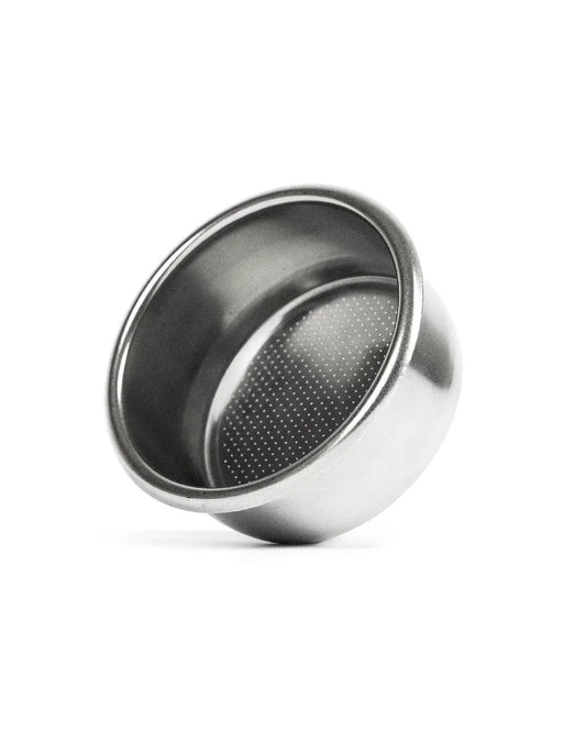 RVS single-wall filterbakje 54 mm voor dubbele espresso