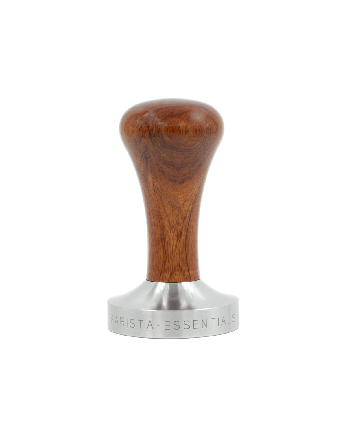 Tamper 51 mm met hout handvat en RVS tampvlak