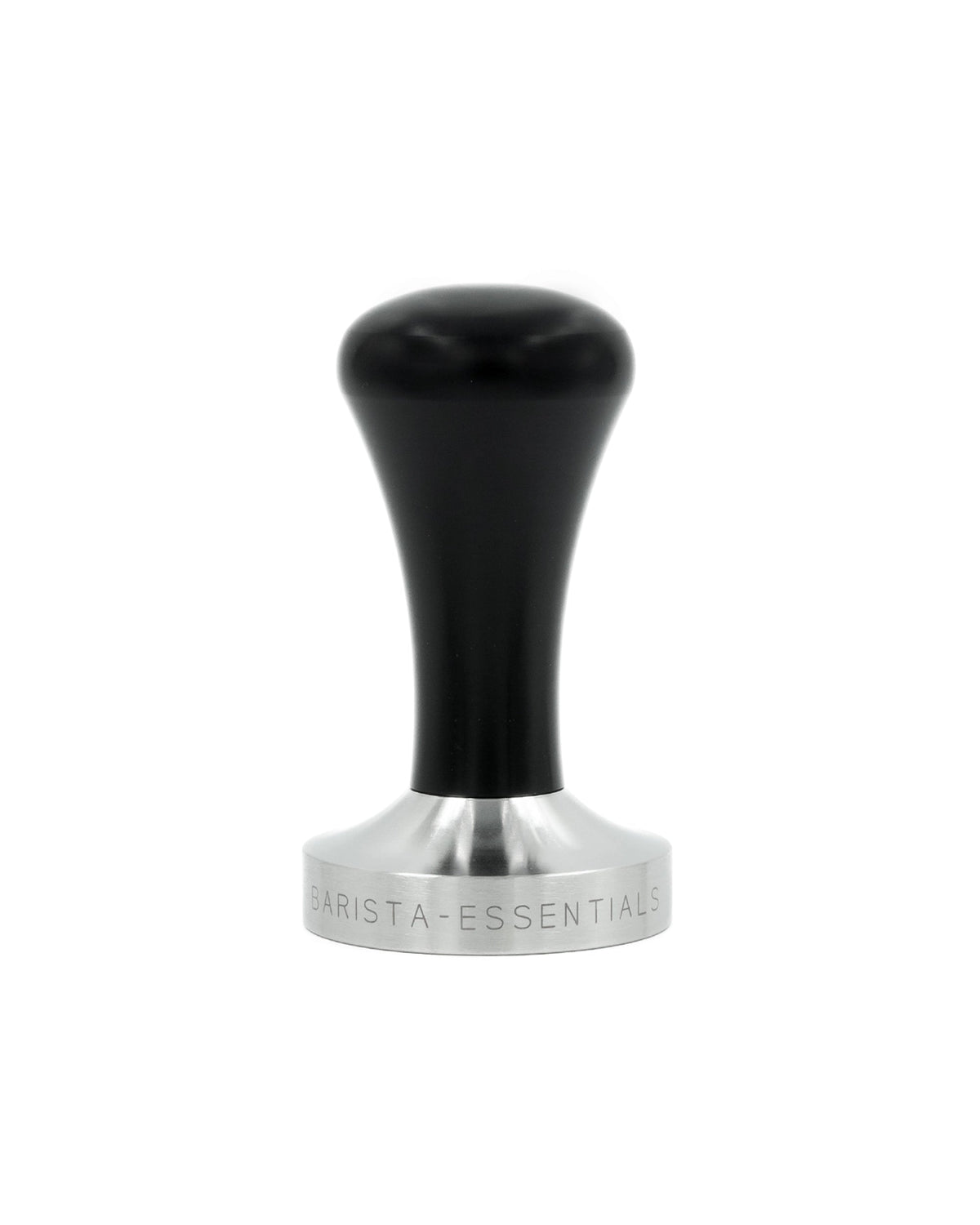 Tamper 51 mm met zwart handvat en RVS tampvlak