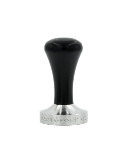 Tamper 51 mm met zwart handvat en RVS tampvlak