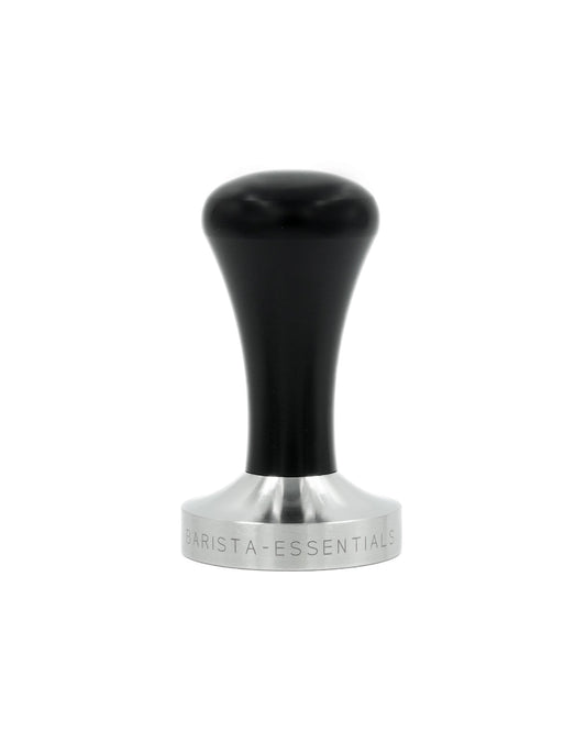 Tamper 51 mm met zwart handvat en RVS tampvlak