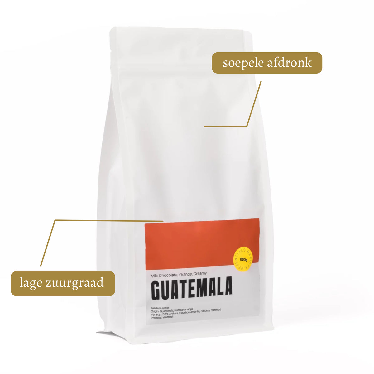 Guatemala Koffiebonen, perfect voor espressomachines en filterkoffie.