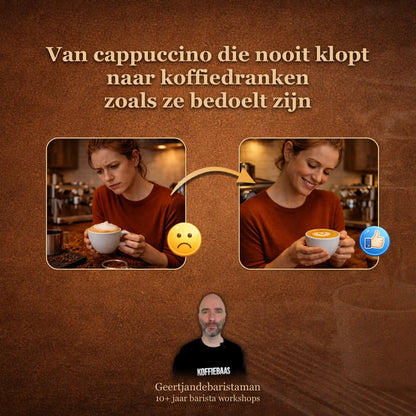 Van twijfelen over cappuccino naar koffiedranken maken zoals ze bedoeld zijn met kennis uit de bonusmodule