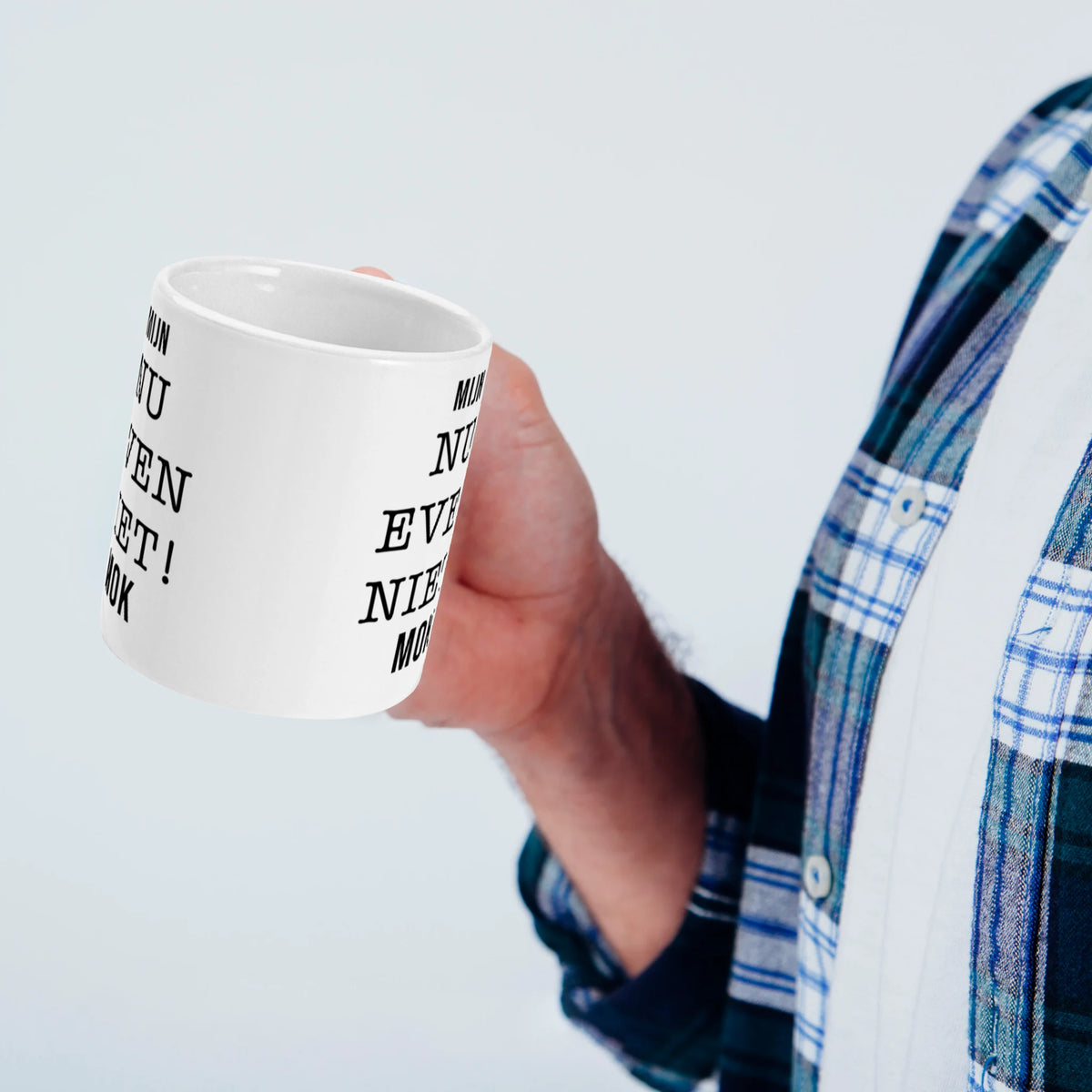 Originele mok met grappige tekst als cadeau voor collega of vriend