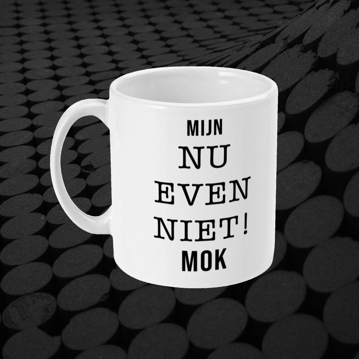 Originele koffiemok met tekst als verjaardagscadeau voor koffiegekken