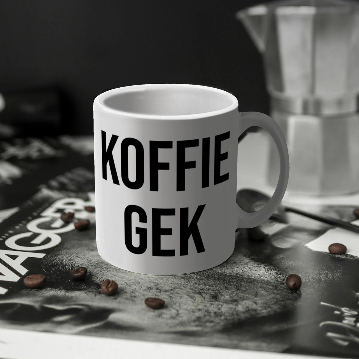 Leuke koffiemok met tekst voor collega’s, vrienden en familie.