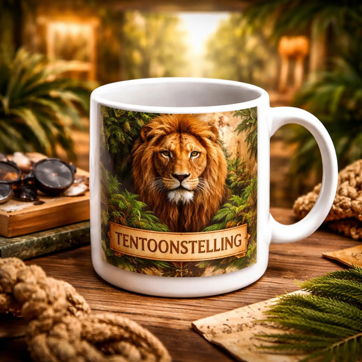 Museum merchandise mok als limited edition, geschikt voor tentoonstellingen, exposities en culturele micro-merchandise.