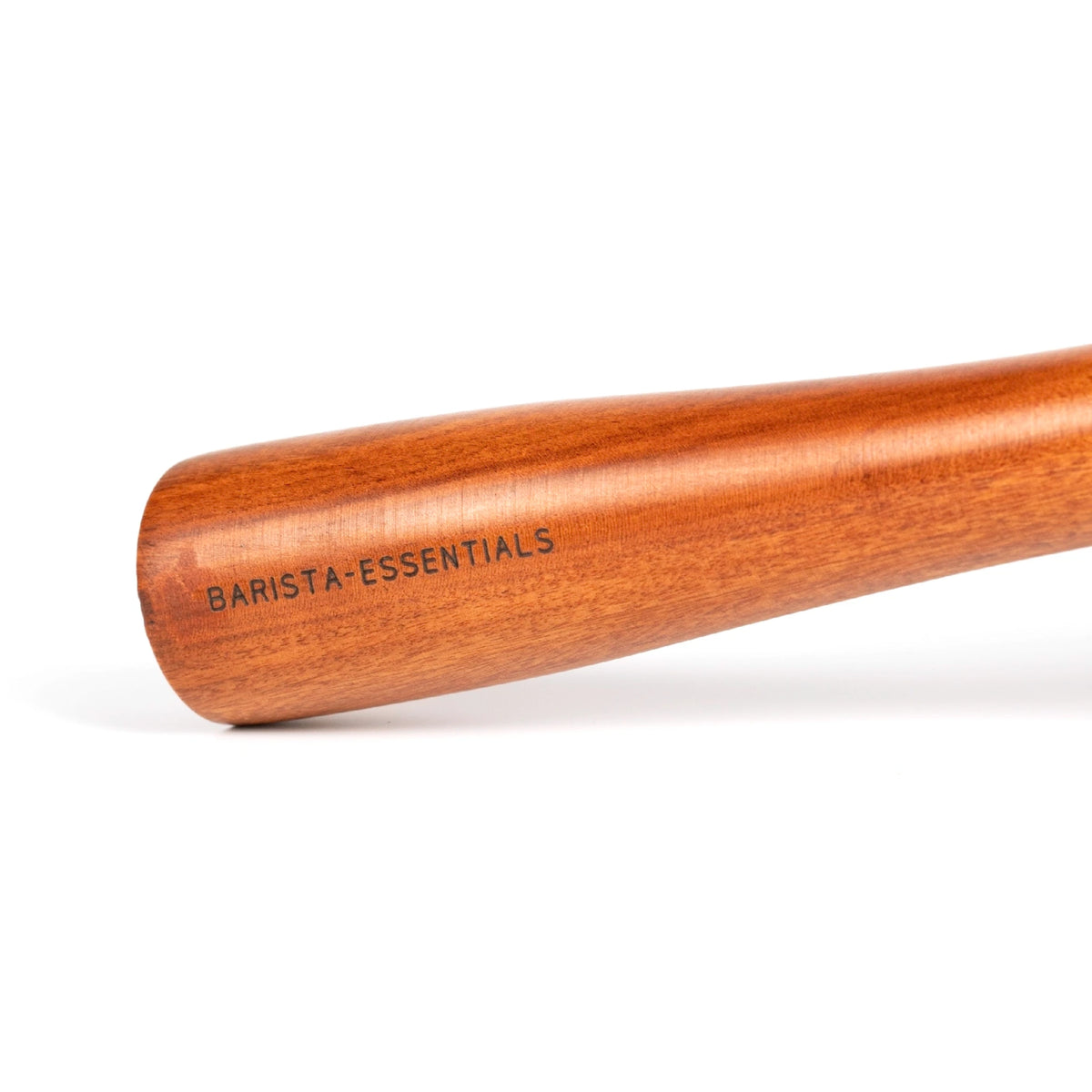 Naked portafilter 54 mm hout voor Sage: detail van het houten handvat
