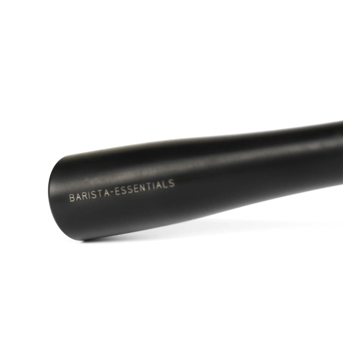 Naked portafilter 58 mm zwart voor E61: detail van het zwarte handvat