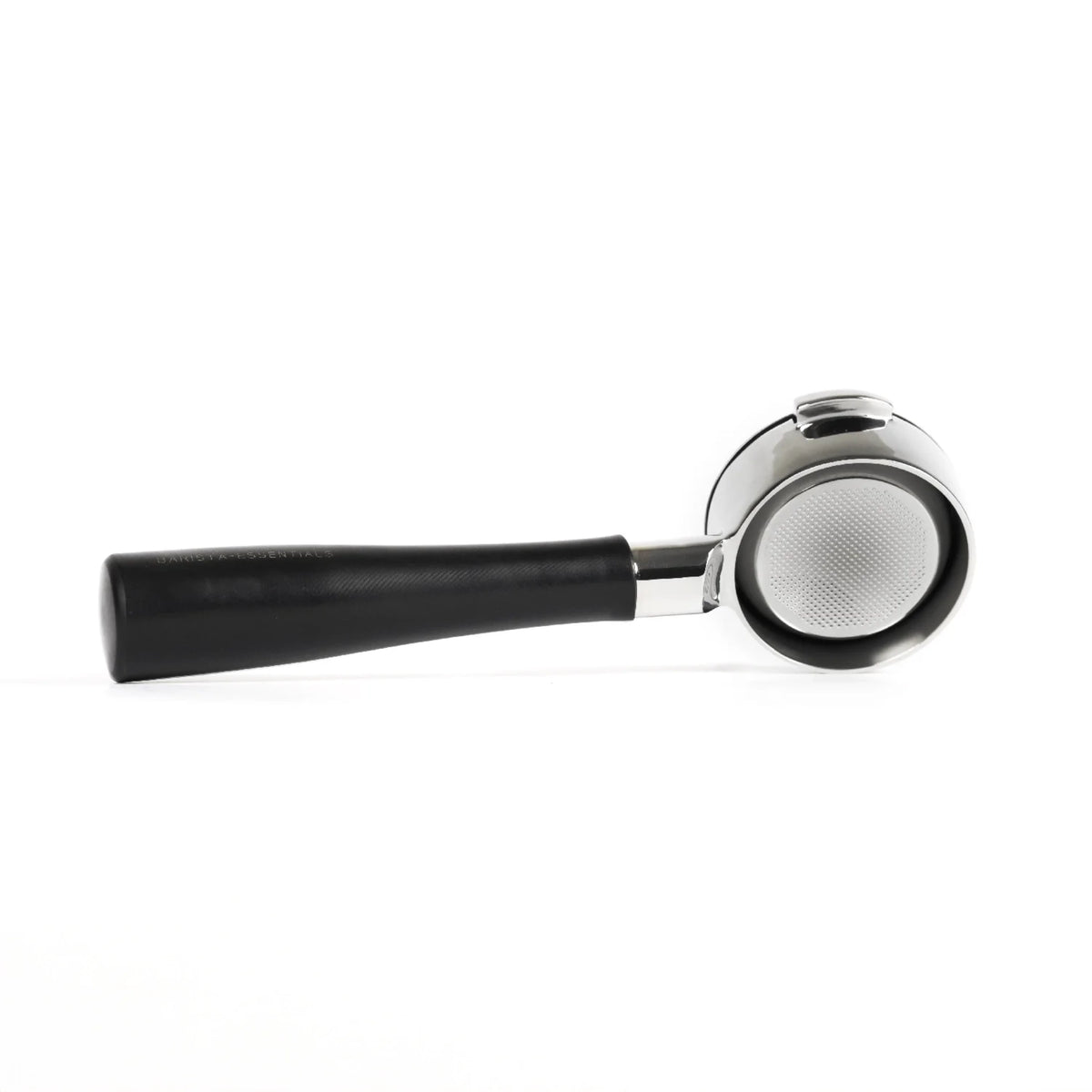 Naked portafilter 58 mm zwart voor E61: los op een witte achtergrond