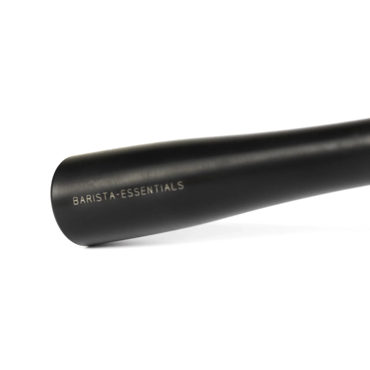 Portafilter dubbele uitloop 51 mm zwart: detail van het zwarte handvat