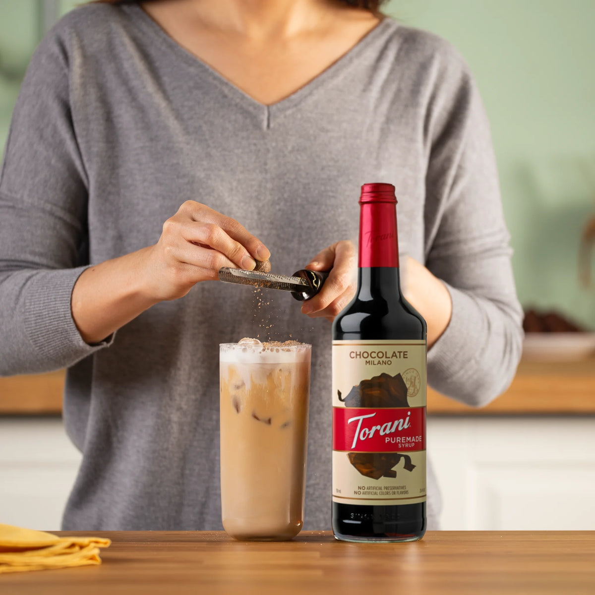 Chocoladesiroop van Torani perfect voor koffie en desserts.