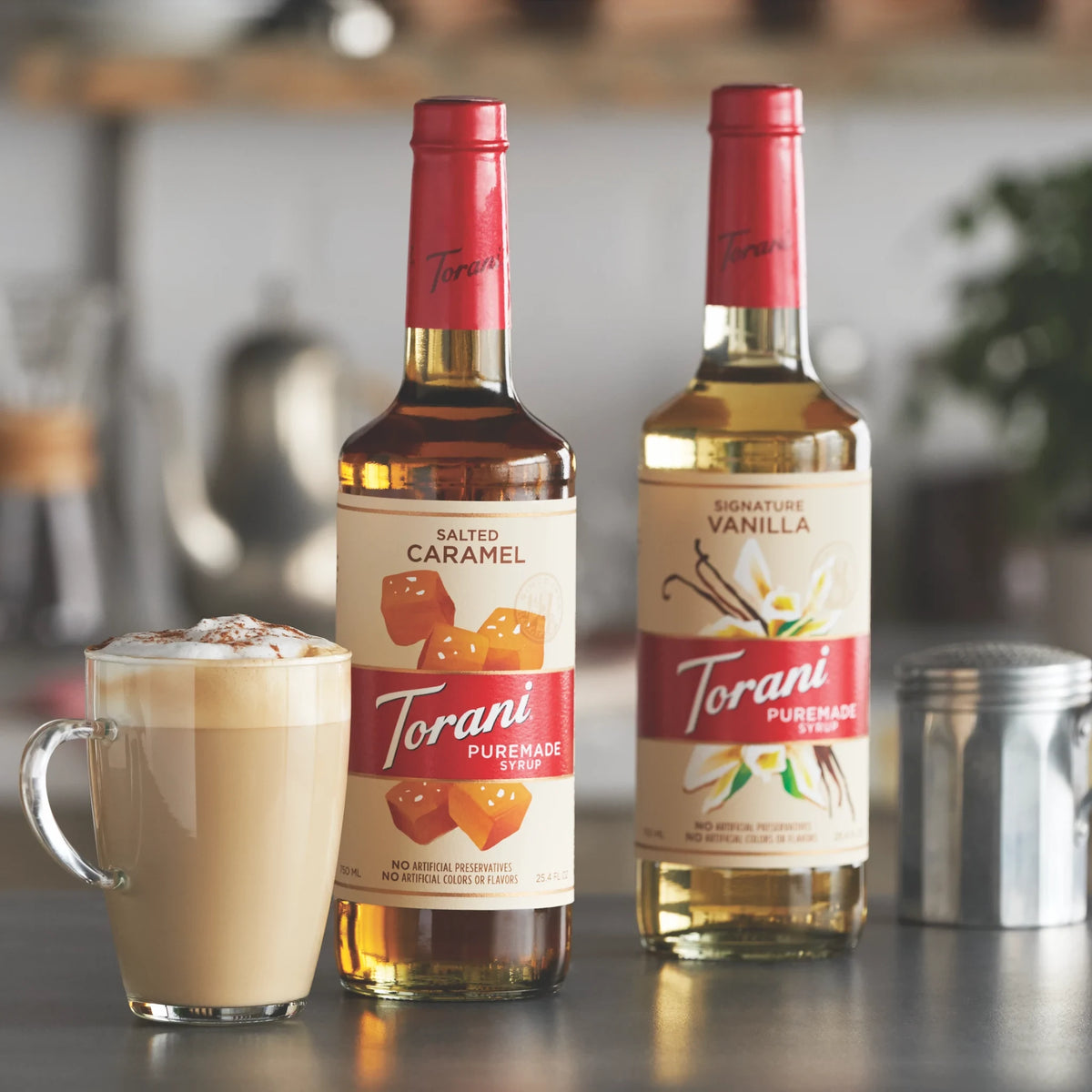 Torani siroop in koffie op het werk – ideaal als Moederdagcadeau