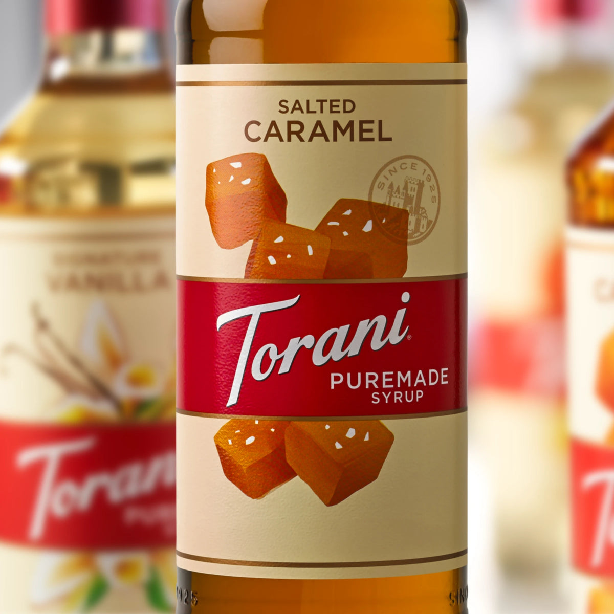 GMO-vrije ingrediënten in Torani Salted Caramel Siroop