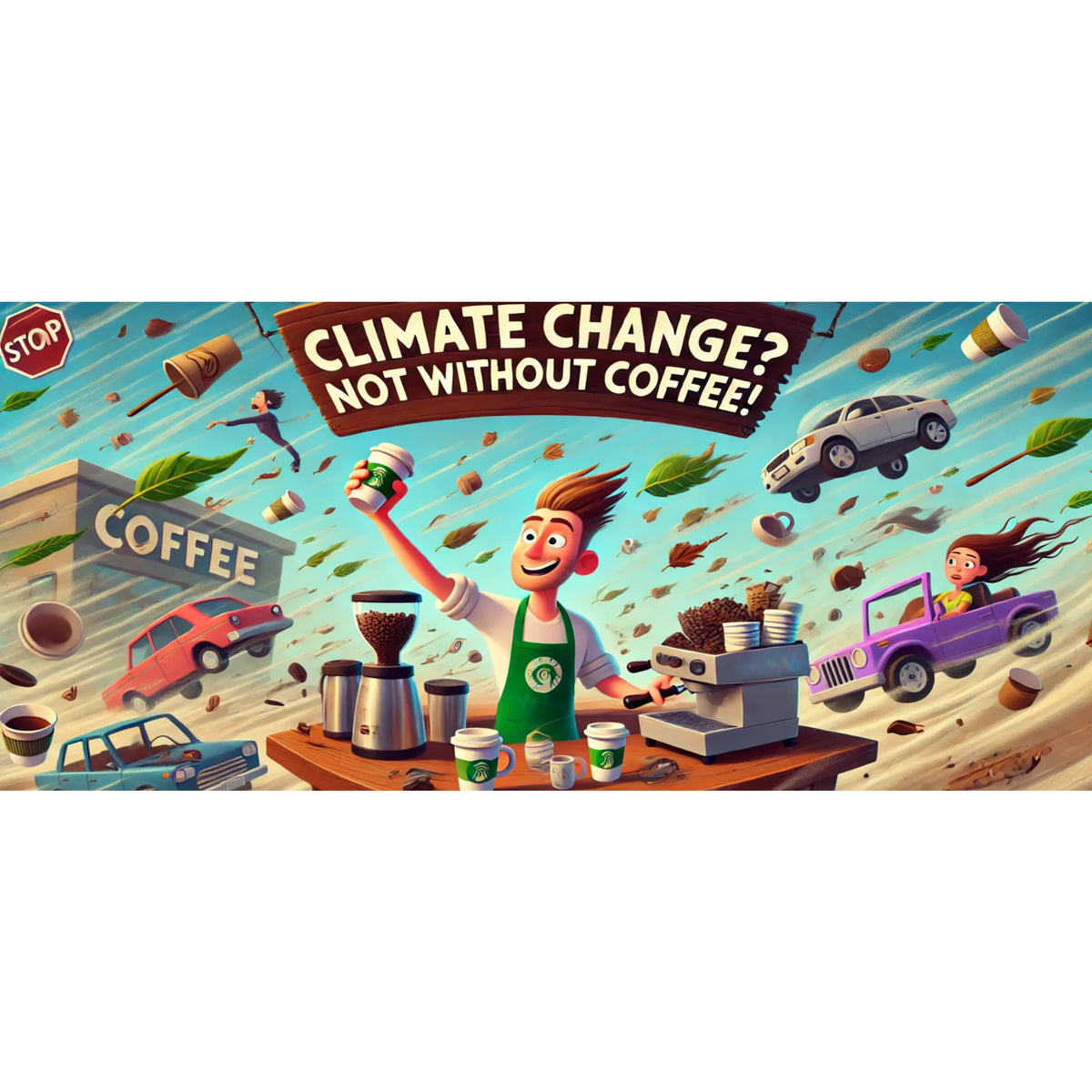 Mug à café | Le changement climatique ? Pas sans mon café